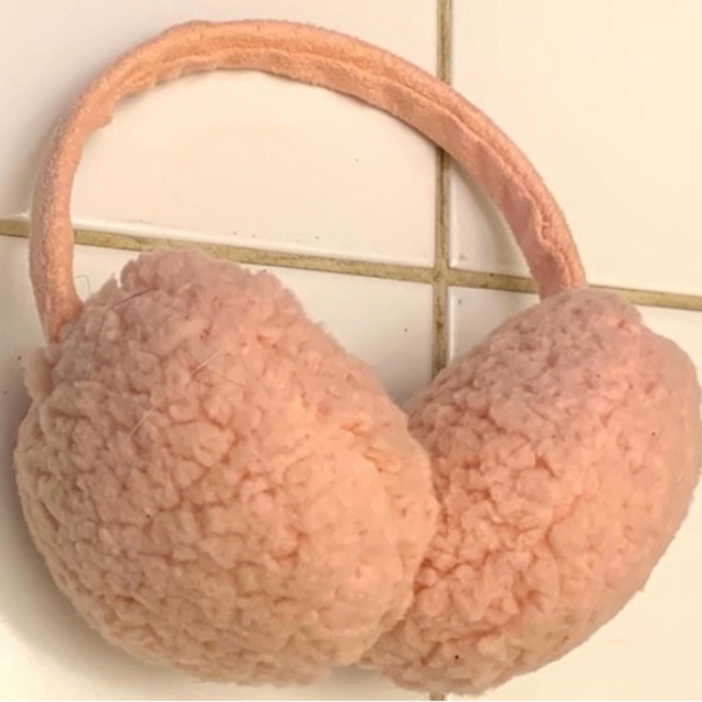 Unbranded Baby Pink Soft Fall Winter Women’s One Size Earmuffs Ear Muffs